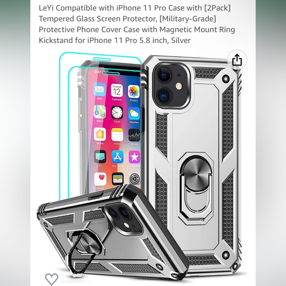 Iphone 11 Pro Case w/ Screen Protector
